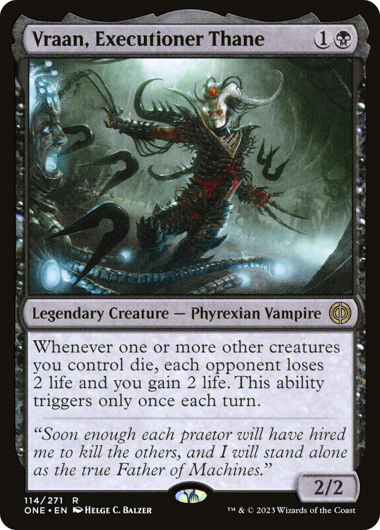 Vraan, Executioner Thane (ONE) 114 - WZRD TCG