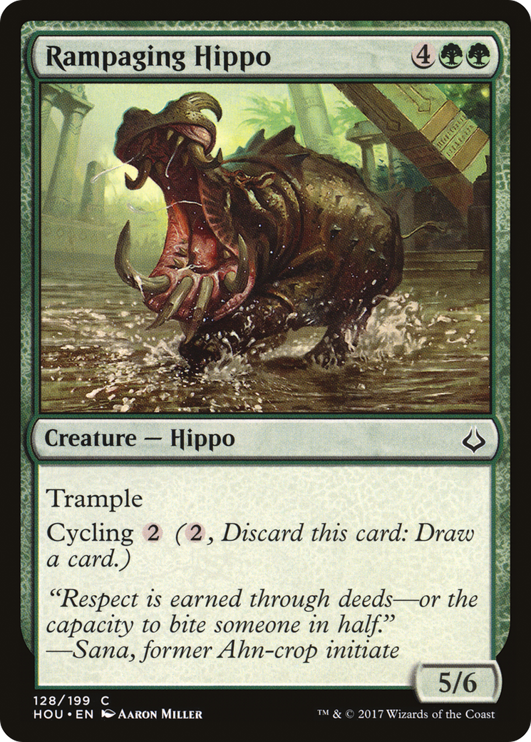 Rampaging Hippo (HOU) 128 - WZRD TCG