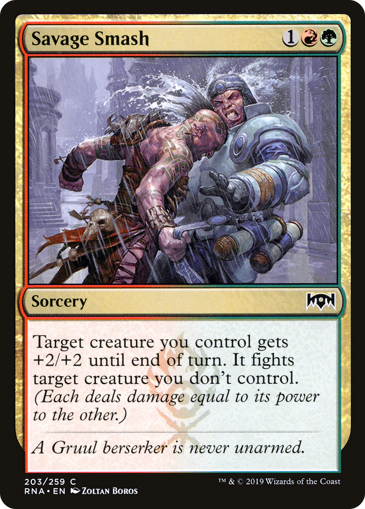 Savage Smash (RNA) 203 - WZRD TCG