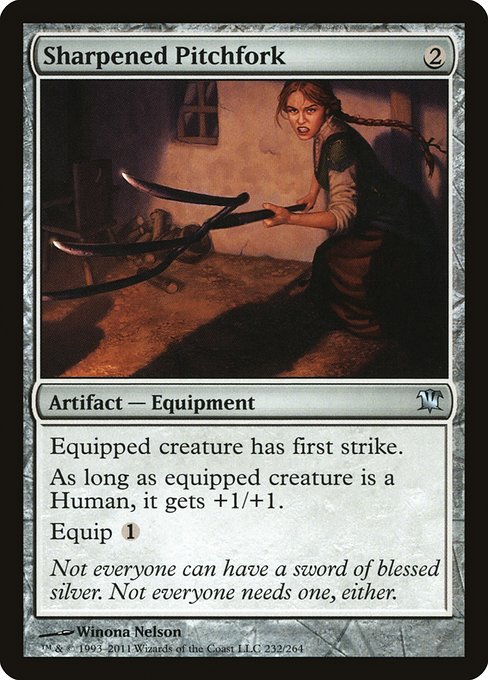 Sharpened Pitchfork front