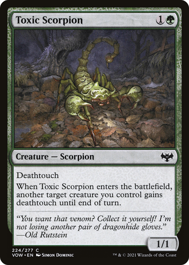 Toxic Scorpion (VOW) 224 - WZRD TCG