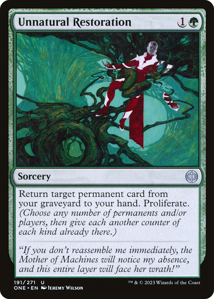 Unnatural Restoration (ONE) 191 - WZRD TCG