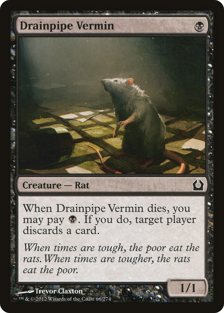 Drainpipe Vermin (RTR) 66 - WZRD TCG