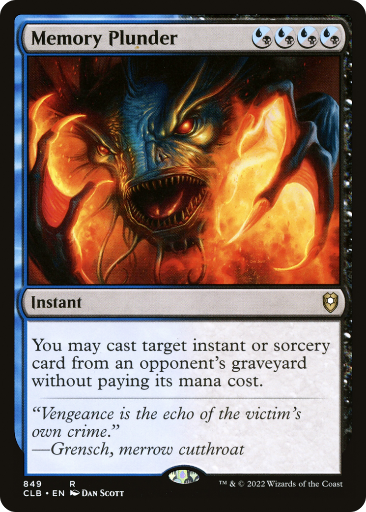 Memory Plunder (CLB) 849