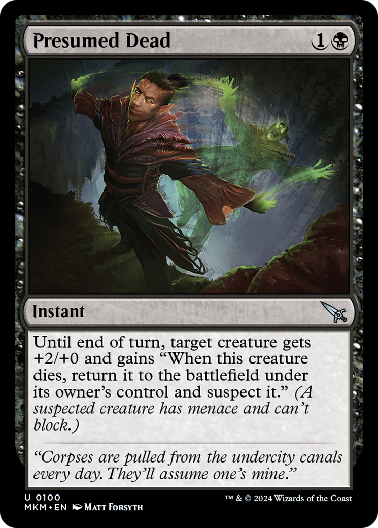 Presumed Dead (MKM) 100 - WZRD TCG