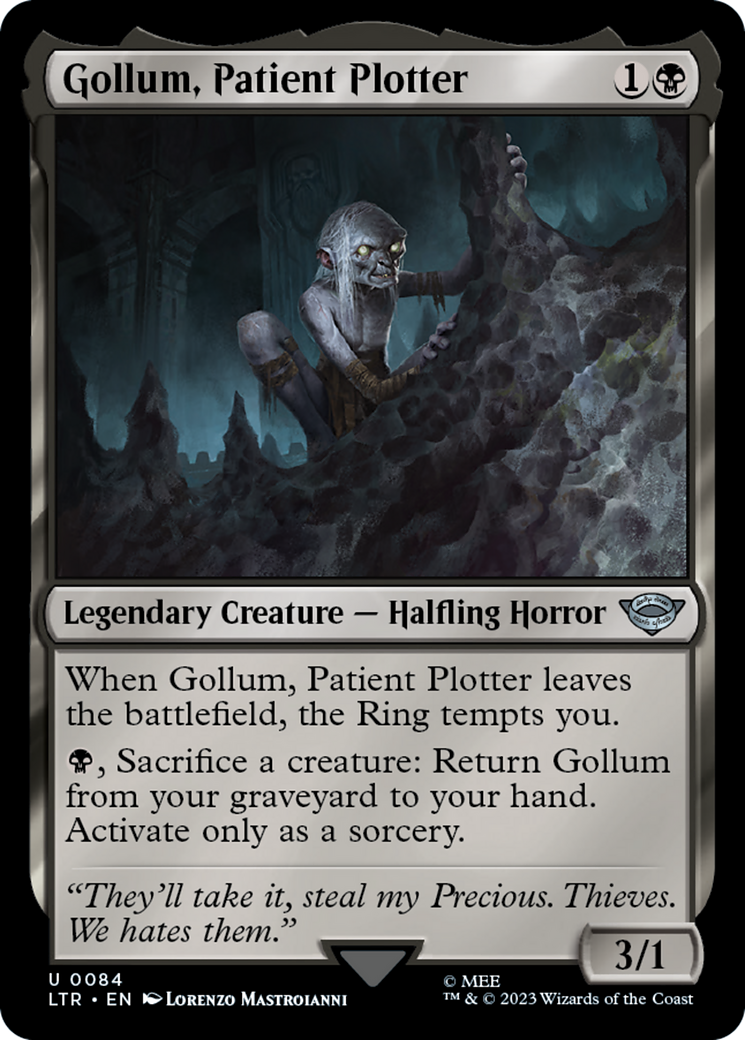 Gollum, Patient Plotter (LTR) 84