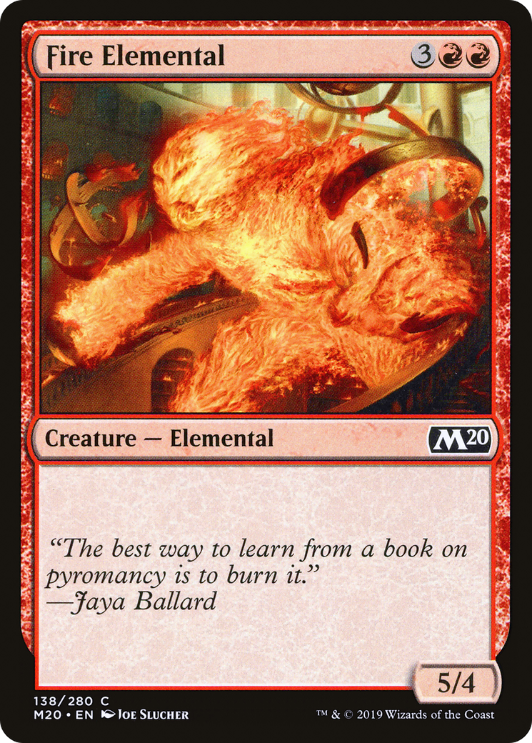 Fire Elemental (M20) 138 - WZRD TCG