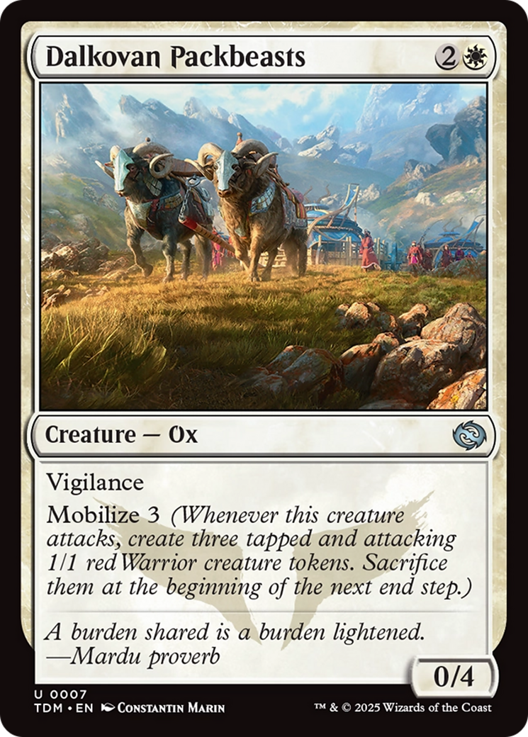 Dalkovan Packbeasts (TDM) 7 - WZRD TCG
