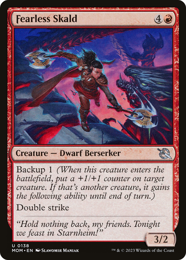 Fearless Skald (MOM) 138 - WZRD TCG