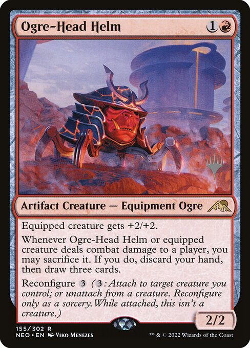 Ogre-Head Helm front