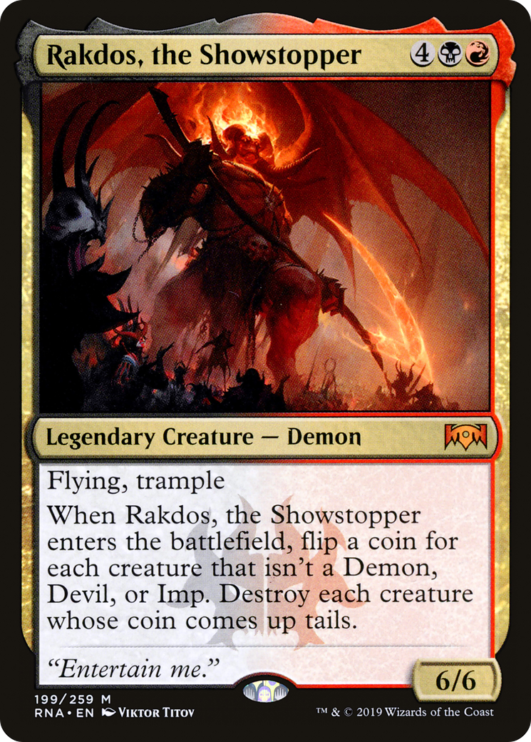 Rakdos, the Showstopper (RNA) 199