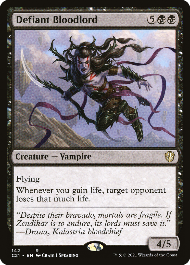 Defiant Bloodlord (C21) 142