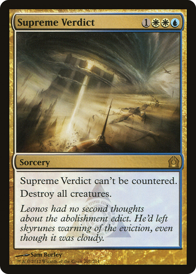 Supreme Verdict (RTR) 201