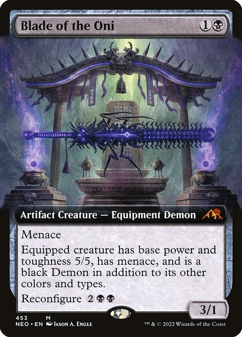 Blade of the Oni front