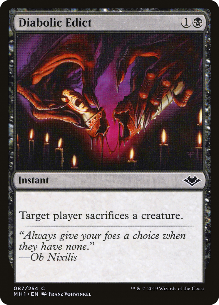 Diabolic Edict (MH1) 87 - WZRD TCG