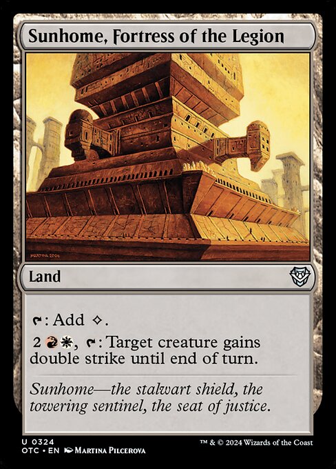 Sunhome, Fortress of the Legion front