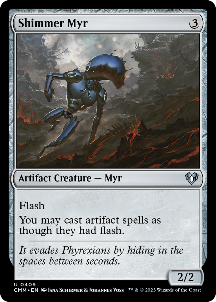 Shimmer Myr (CMM) 409 - WZRD TCG