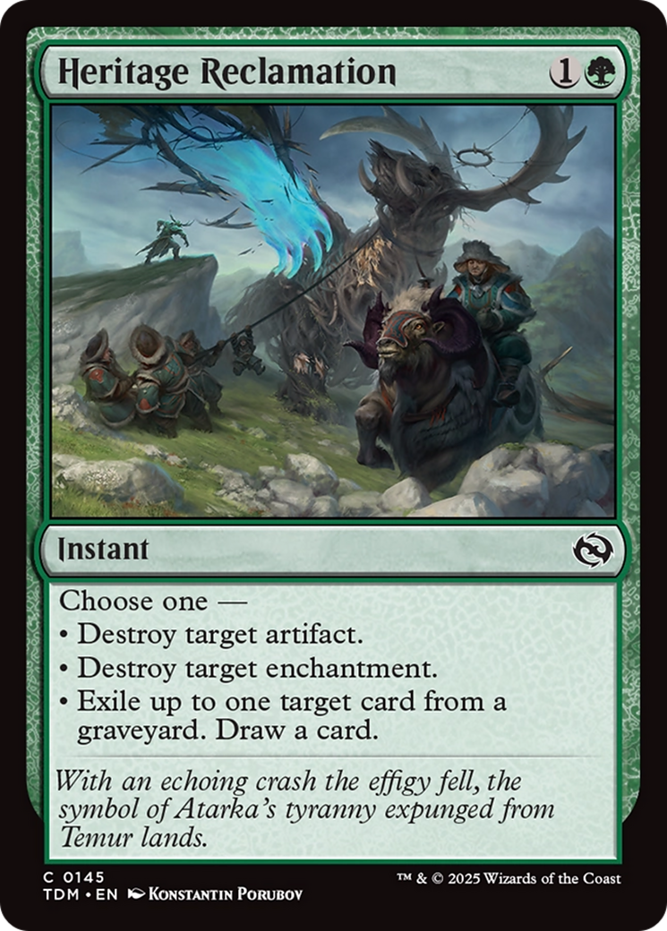 Heritage Reclamation (TDM) 145 - WZRD TCG