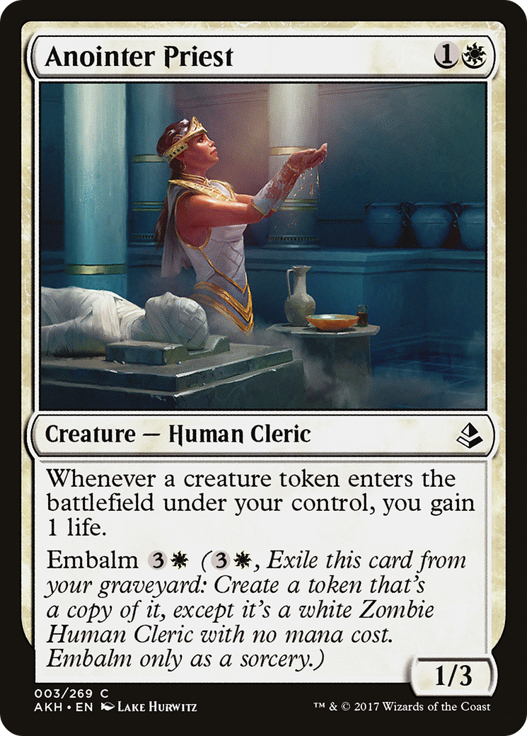 Anointer Priest (AKH) 3 - WZRD TCG