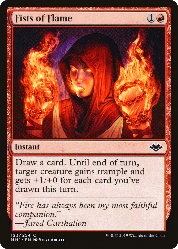 Fists of Flame (MH1) 123 - WZRD TCG