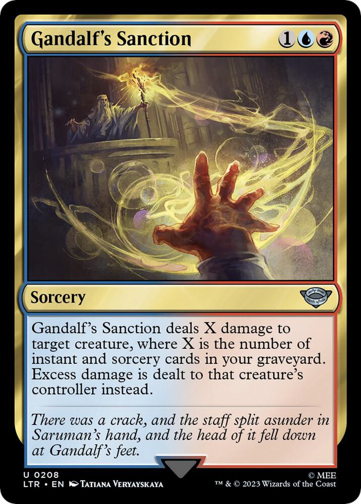 Gandalf's Sanction, LTR, 208, NM