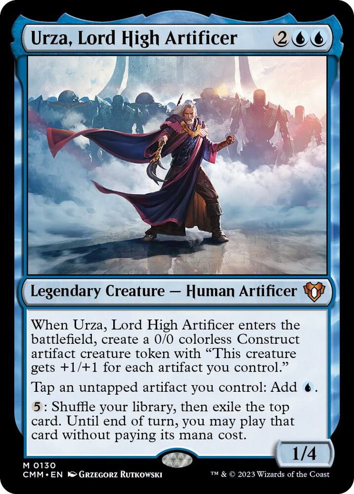 Urza, Lord High Artificer,, 130, Near Mint, Normal