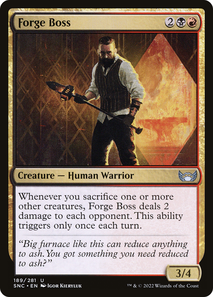 Forge Boss (SNC) 189