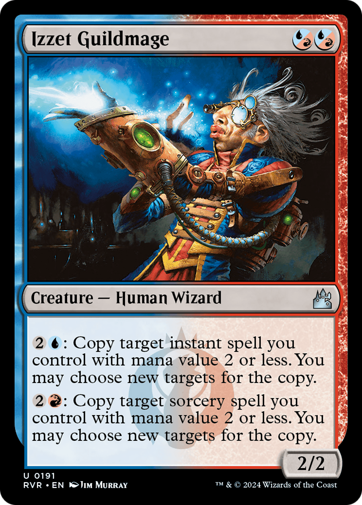 Izzet Guildmage (RVR) 191 - WZRD TCG