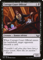 Corrupt Court Official (SNC) 70 - WZRD TCG