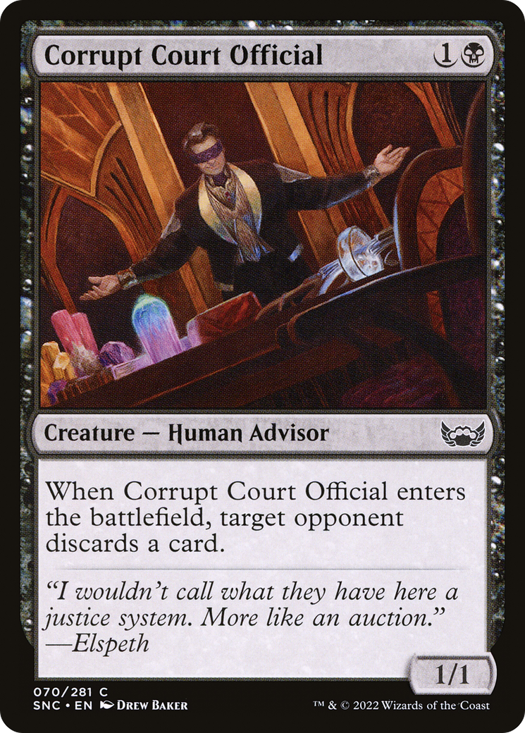 Corrupt Court Official (SNC) 70 - WZRD TCG