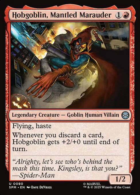 Hobgoblin, Mantled Marauder front
