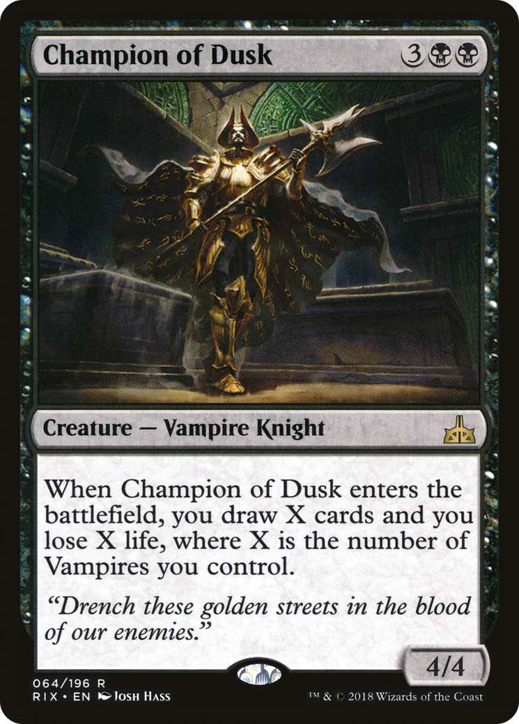 Champion of Dusk (RIX) 64 - WZRD TCG