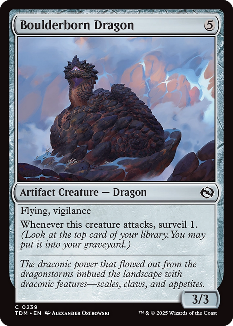 Boulderborn Dragon (TDM) 239 - WZRD TCG