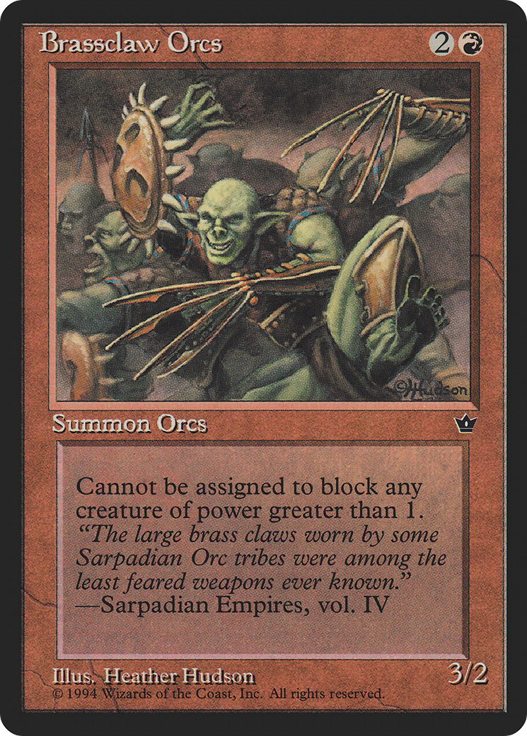Brassclaw Orcs (FEM) 49d - WZRD TCG