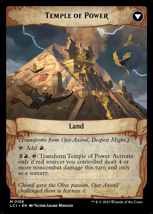 Ojer Axonil, Deepest Might // Temple of Power (Back)