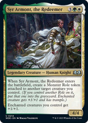 Syr Armont, the Redeemer, WOE, 214, NM, Foil