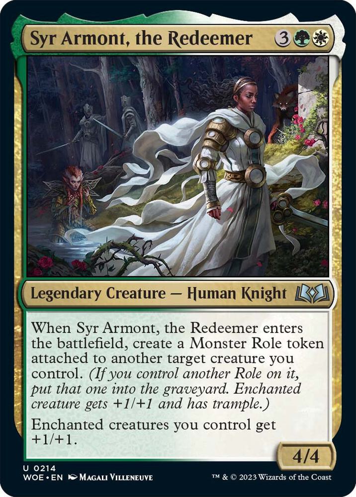 Syr Armont, the Redeemer, WOE, 214, NM, Foil