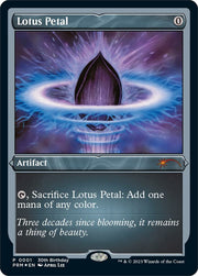 Lotus Petal (Foil Etched),, 1, Near Mint, Normal