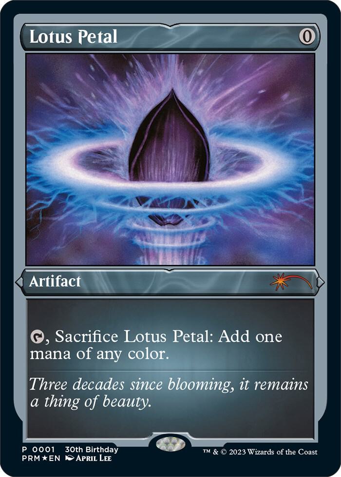 Lotus Petal (Foil Etched),, 1, Near Mint, Normal