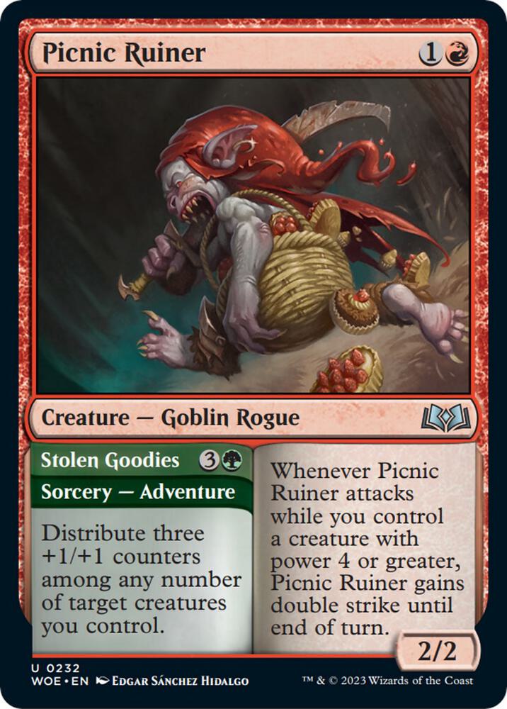 Picnic Ruiner, WOE, 232, NM, Foil