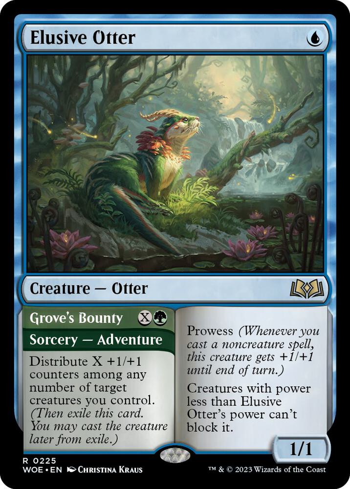 Elusive Otter, WOE, 225, NM, Foil