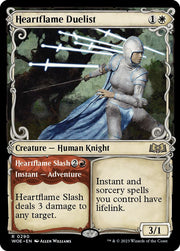 Heartflame Duelist (Showcase), WOE, 290, NM, Foil
