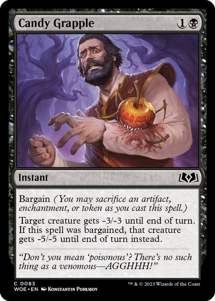 Candy Grapple, WOE, 83, NM, Foil
