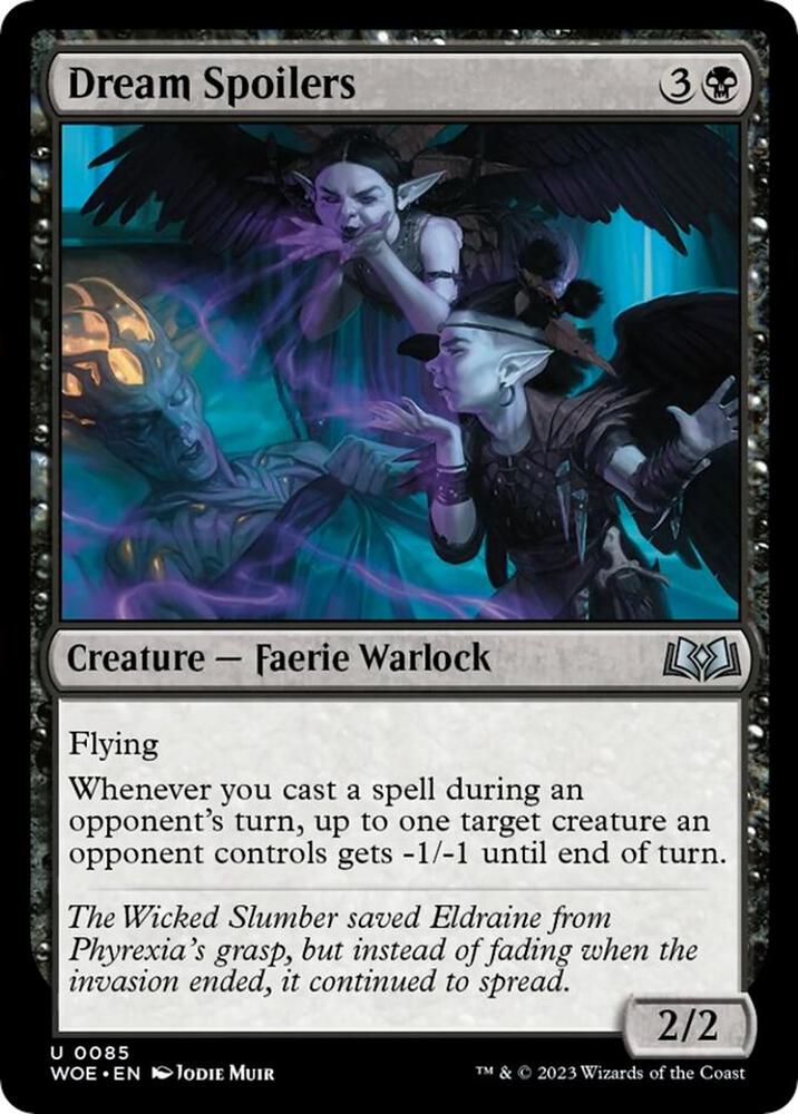 Dream Spoilers, WOE, 85, NM, Foil