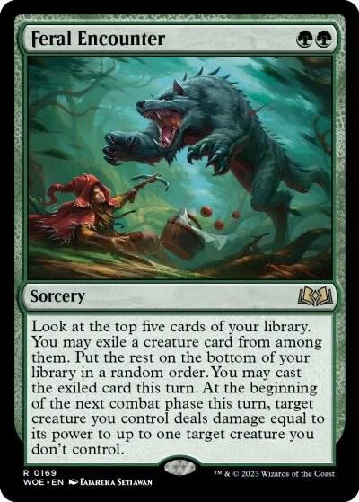 Feral Encounter, WOE, 169, NM