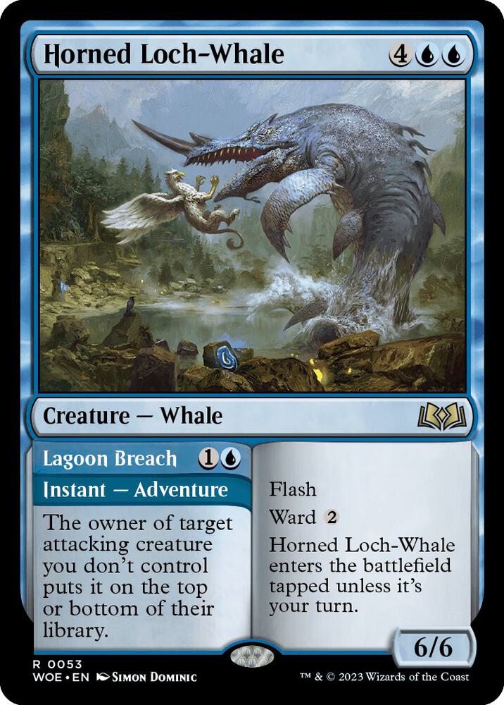 Horned Loch-Whale, WOE, 53, NM