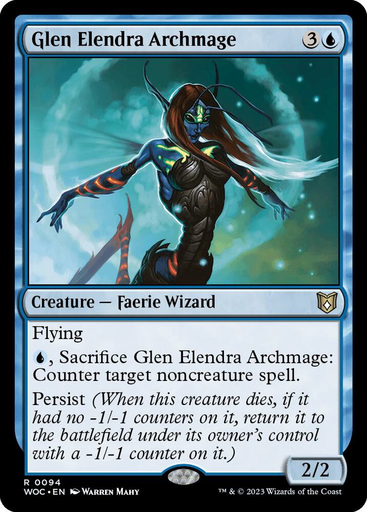 Glen Elendra Archmage, WOC, 94, NM
