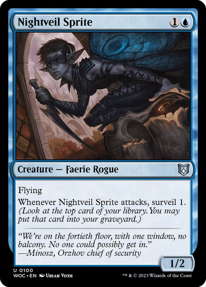 Nightveil Sprite, WOC, 100, NM