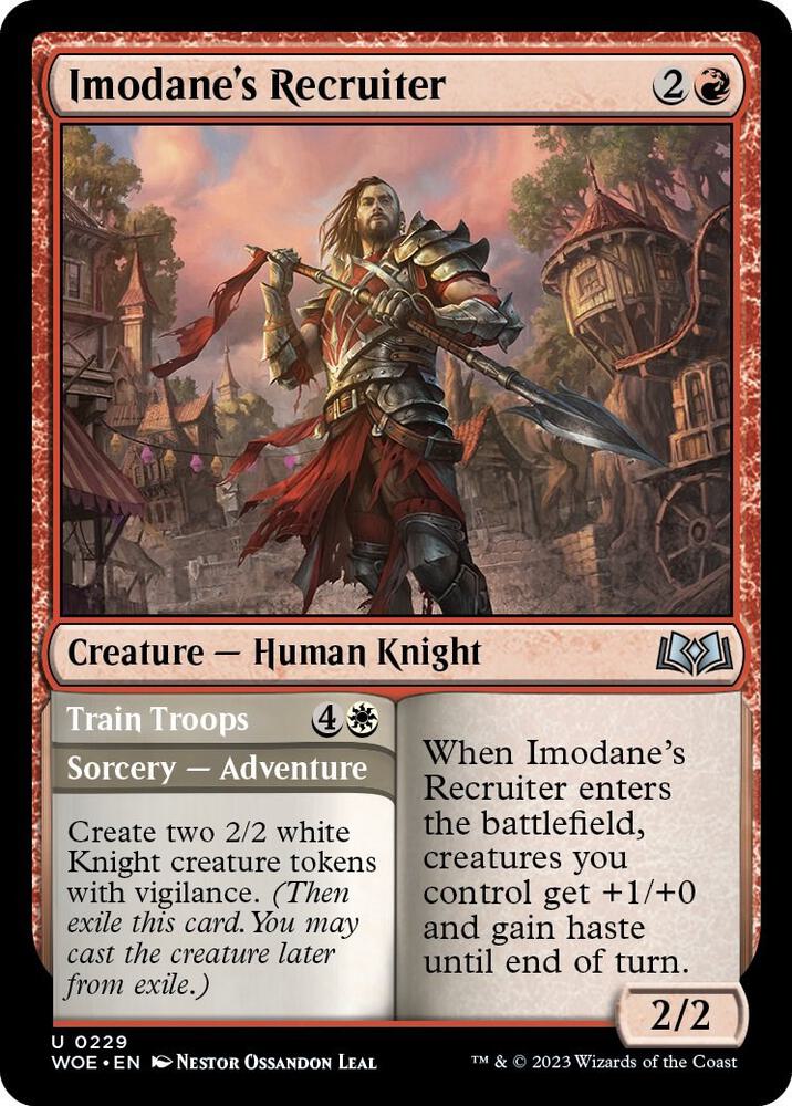 Imodane's Recruiter, WOE, 229, NM, Foil
