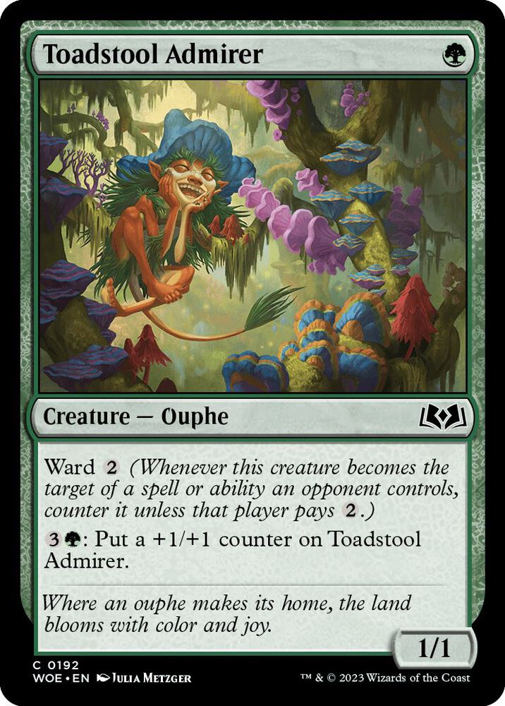 Toadstool Admirer, WOE, 192, NM